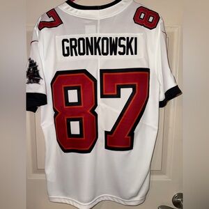 Men’s Nike Gronkowski White Tampa Bay Bucs Vapor Limited Gronk Jersey Medium